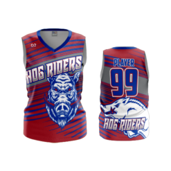 3737 WOMENS V NECK SLEEVELESS HOG-RIDERS-1
