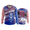 3737 WOMENS V NECK LONGSLEEVE HOG-RIDERS-2