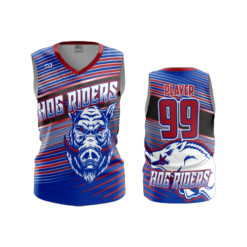 3737 WOMENS V NECK SLEEVELESS HOG-RIDERS-2