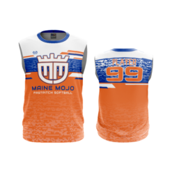 3716 MENS SPORT CREW NECK SLEEVELESS MAINE-MOJO-ORANGE-ROYAL-1