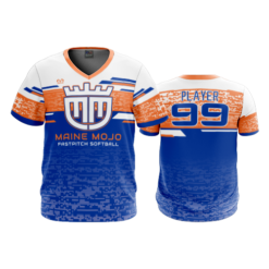 3716 MENS SPORT V NECK MAINE-MOJO-ROYAL-ORANGE-2
