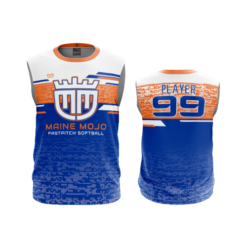 3716 MENS SPORT CREW NECK SLEEVELESS MAINE-MOJO-ROYAL-ORANGE-2