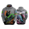 3739 UNISEX FLEECE HOODY LOUD-MOUTHS-1