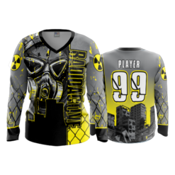 3742 WOMENS V NECK LONGSLEEVE RADIOACTIVE-1