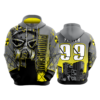 3742 UNISEX FLEECE HOODY RADIOACTIVE-1