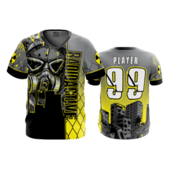 3742 MENS SPORT V NECK RADIOACTIVE-1