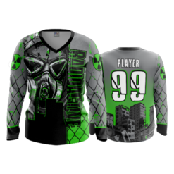 3742 WOMENS V NECK LONGSLEEVE RADIOACTIVE-2