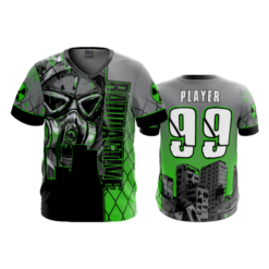 3742 MENS SPORT V NECK RADIOACTIVE-2