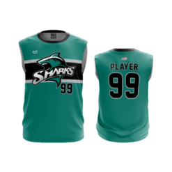 3605 MENS SPORT CREW NECK SLEEVELESS COL-SHARKS-2023-1