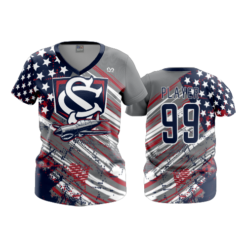 3605 WOMENS V NECK COL-SHARKS-2023-2