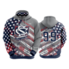 3605 UNISEX FLEECE HOODY COL-SHARKS-2023-2