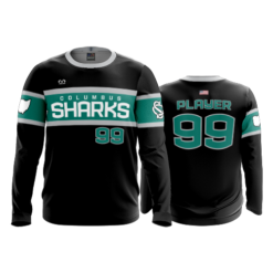 3605 MENS SPORT LONGSLEEVE COL-SHARKS-2023-3