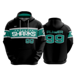 3605 UNISEX FLEECE HOODY COL-SHARKS-2023-3