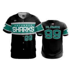 3605 MENS FULL BUTTON DOWN COL-SHARKS-2023-3