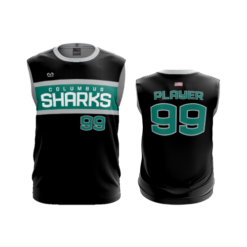 3605 MENS SPORT CREW NECK SLEEVELESS COL-SHARKS-2023-3
