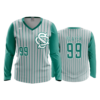 3605 WOMENS V NECK LONGSLEEVE COL-SHARKS-2023-4