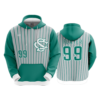 3605 UNISEX FLEECE HOODY COL-SHARKS-2023-4