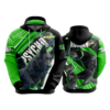 3743 UNISEX FLEECE HOODY PSYCHO-1