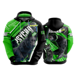 3743 UNISEX FLEECE HOODY PSYCHO-1