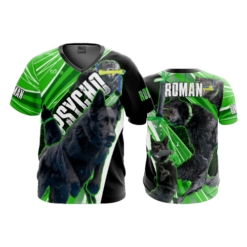 3743 MENS SPORT V NECK PSYCHO-1