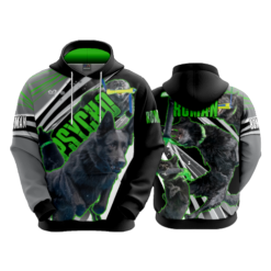 3743 UNISEX FLEECE HOODY PSYCHO-2