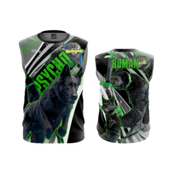 3743 MENS SPORT CREW NECK SLEEVELESS PSYCHO-2