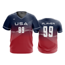 3744 MENS SPORT V NECK USA-1