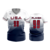3744 WOMENS V NECK USA-2