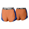 1986 WOMENS MICRO FIBER PRACTICE SHORT DGP&E-ORANGE-ROYAL-WHITE
