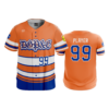 1986 MENS FULL BUTTON DOWN DGP&E-ORANGE-ROYAL-WHITE