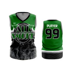 3747 WOMENS V NECK SLEEVELESS ALL-THE-SMOKE-1