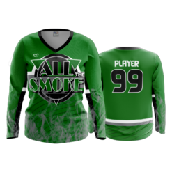 3747 WOMENS V NECK LONGSLEEVE ALL-THE-SMOKE-2