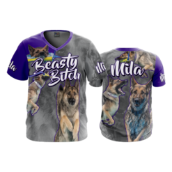 3739 MENS SPORT V NECK BEASTY-BITCH-1