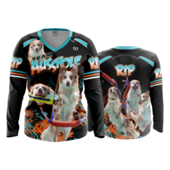 3739 WOMENS V NECK LONGSLEEVE AUSSHOLE-1
