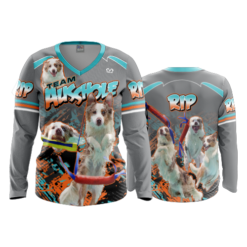 3739 WOMENS V NECK LONGSLEEVE TEAM-AUSSHOLE-2