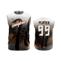 907 MENS SPORT CREW NECK SLEEVELESS HANGLOWS-2