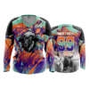 3749 WOMENS V NECK LONGSLEEVE BS-MINOR-THREAT-1