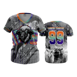 3749 WOMENS V NECK BS-MINOR-THREAT-2