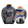 3749 UNISEX FLEECE HOODY BS-MINOR-THREAT-2