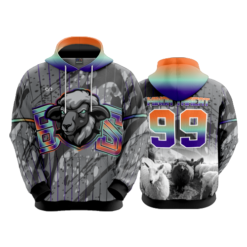 3749 UNISEX FLEECE HOODY BS-MINOR-THREAT-2