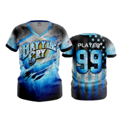 3473 WOMENS V NECK BATTLE-CRY-1