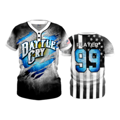 3473 WOMENS 2 BUTTON SCOOP NECK BATTLE-CRY-2