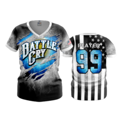 3473 WOMENS V NECK BATTLE-CRY-2