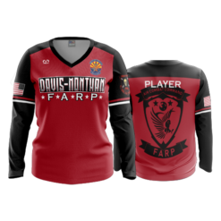 2713 WOMENS V NECK LONGSLEEVE DM-FARP-1