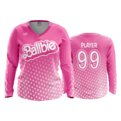 3752 WOMENS V NECK LONGSLEEVE BALLBIE2023