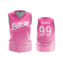 3752 WOMENS V NECK SLEEVELESS BALLBIE2023