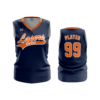 2909 WOMENS V NECK SLEEVELESS LASERS-ORANGE-2024-1