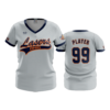 2909 WOMENS V NECK LASERS-ORANGE-2024-2