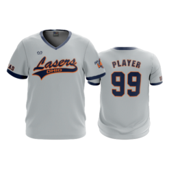 2909 MENS SPORT V NECK LASERS-ORANGE-2024-2