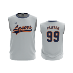 2909 MENS SPORT CREW NECK SLEEVELESS LASERS-ORANGE-2024-2